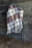 Palliser Ridge Lambs Wool Throw - Large Twill Check