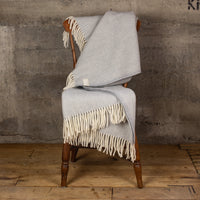 Palliser Ridge Lambs Wool Throw - Plain Herringbone