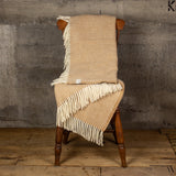 Palliser Ridge Lambs Wool Throw - Plain Herringbone