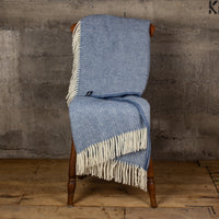 Palliser Ridge Lambs Wool Throw - Plain Herringbone