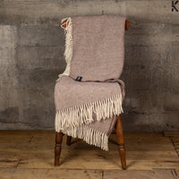 Palliser Ridge Lambs Wool Throw - Plain Herringbone