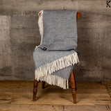 Palliser Ridge Lambs Wool Throw - Plain Herringbone