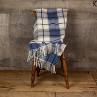 Luxury Lambs' Wool Blanket - Large Twill Check