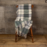 Luxury Lambs' Wool Blanket - Large Twill Check