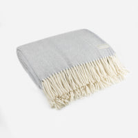 Palliser Ridge Lambs Wool Throw - Plain Herringbone