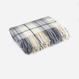 Luxury Lambs' Wool Blanket - Large Twill Check